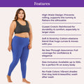 Features Of Cotton Leggings Blue