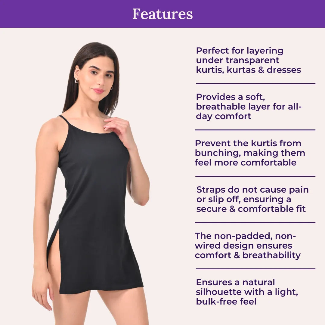 Features Of Kurti Slip Adjustable Strap