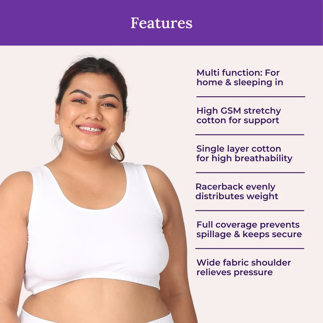 Features Of Plus Size Sleep Bra Plus Size Lounge Bra