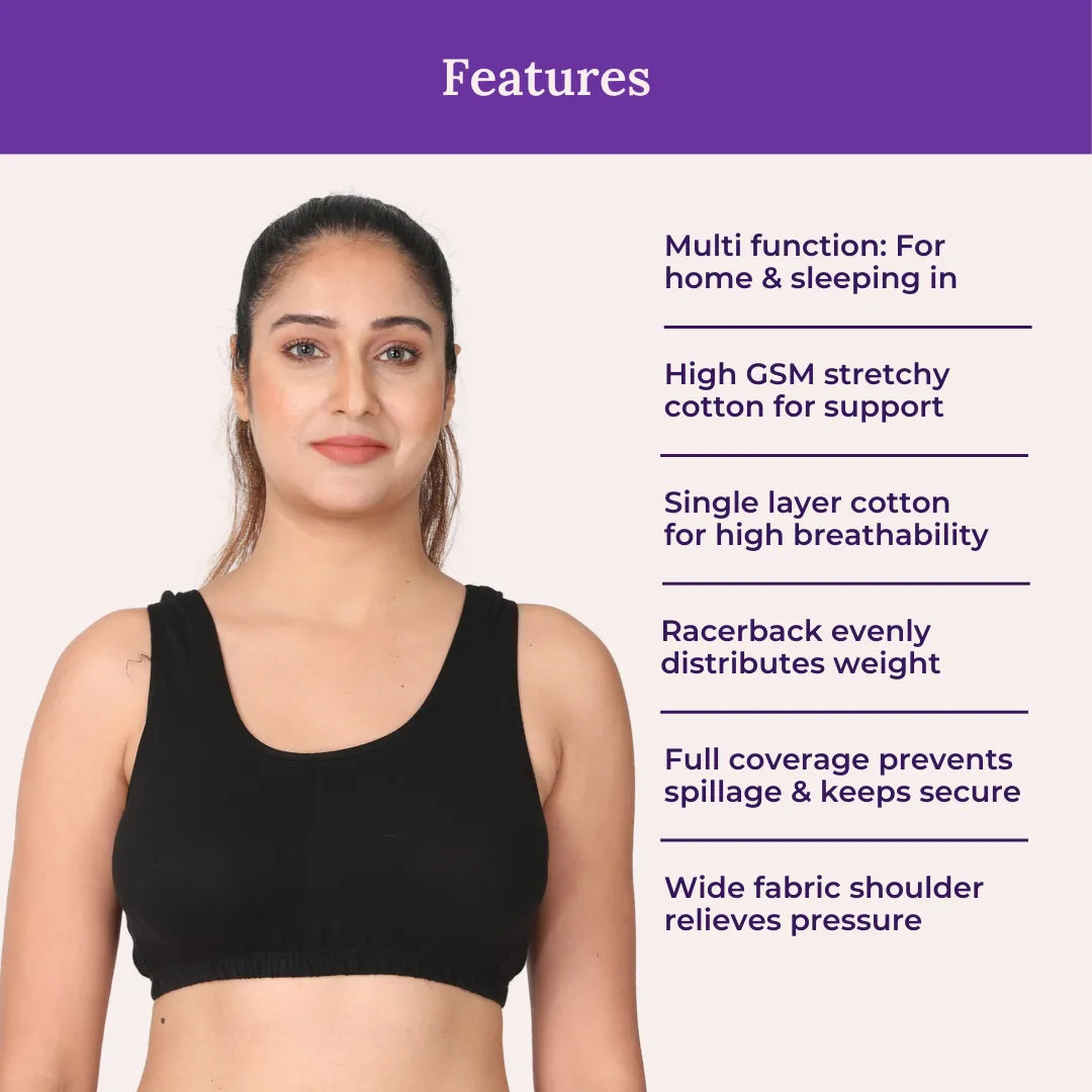 Royal Blue Sleep Bra / Lounge Bra Pack 3