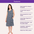 Features Of V-Neck Night Gowns