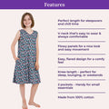 Features Of V-Neck Night Gowns