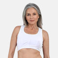 Front Closure Bras For Seniors White