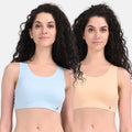 Full Coverage T Shirt Bra Blue Haze & Maple Sugar