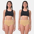 High Waist Incontinence Panties For Women Skin Pack Of 2