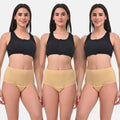 High Waist Incontinence Panties Skin Pack Of 3