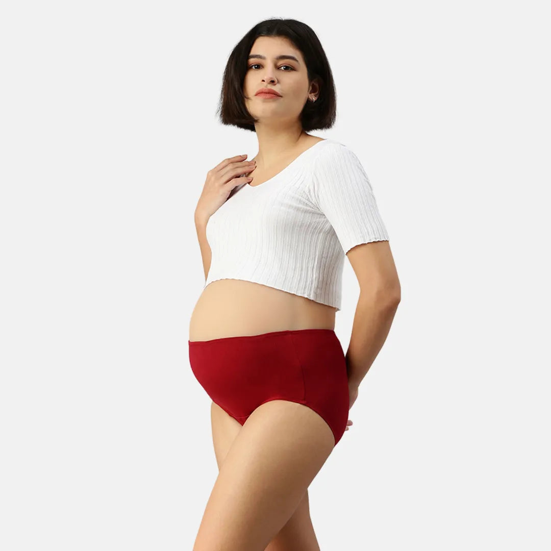 Hygiene Panties For Pregnant Women Maroon