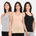 Inner Tank Top Grey, Skin & Black