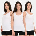 Inner Tank Top Women White Pack Of 3