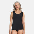 Inner Tank Tops For Seniors Black Pack Of 1