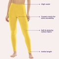 Ladies Leggings-Yellow