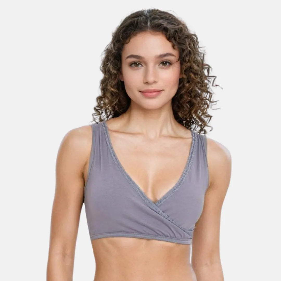 Ladies Plunge Bra Steel Grey Pack Of 1
