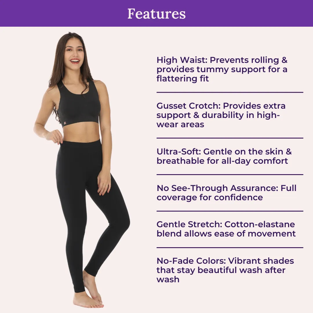 Ladies Leggings - Black