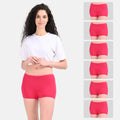 Ladies Underwear Shorts Dark Pink Pack Of 6