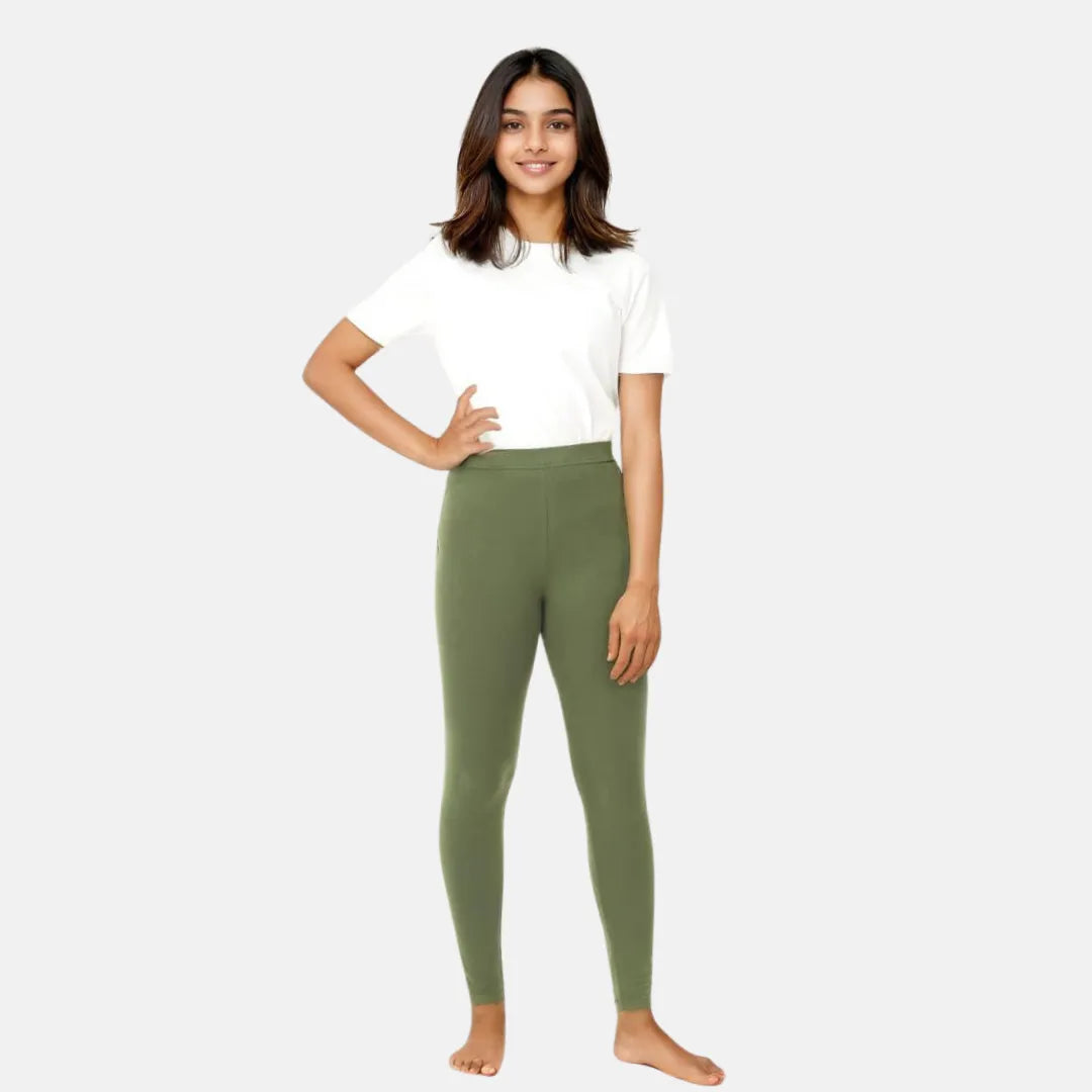 Leggings For Teenagers - Green