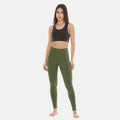Leggings For Women Ankle Length - Green