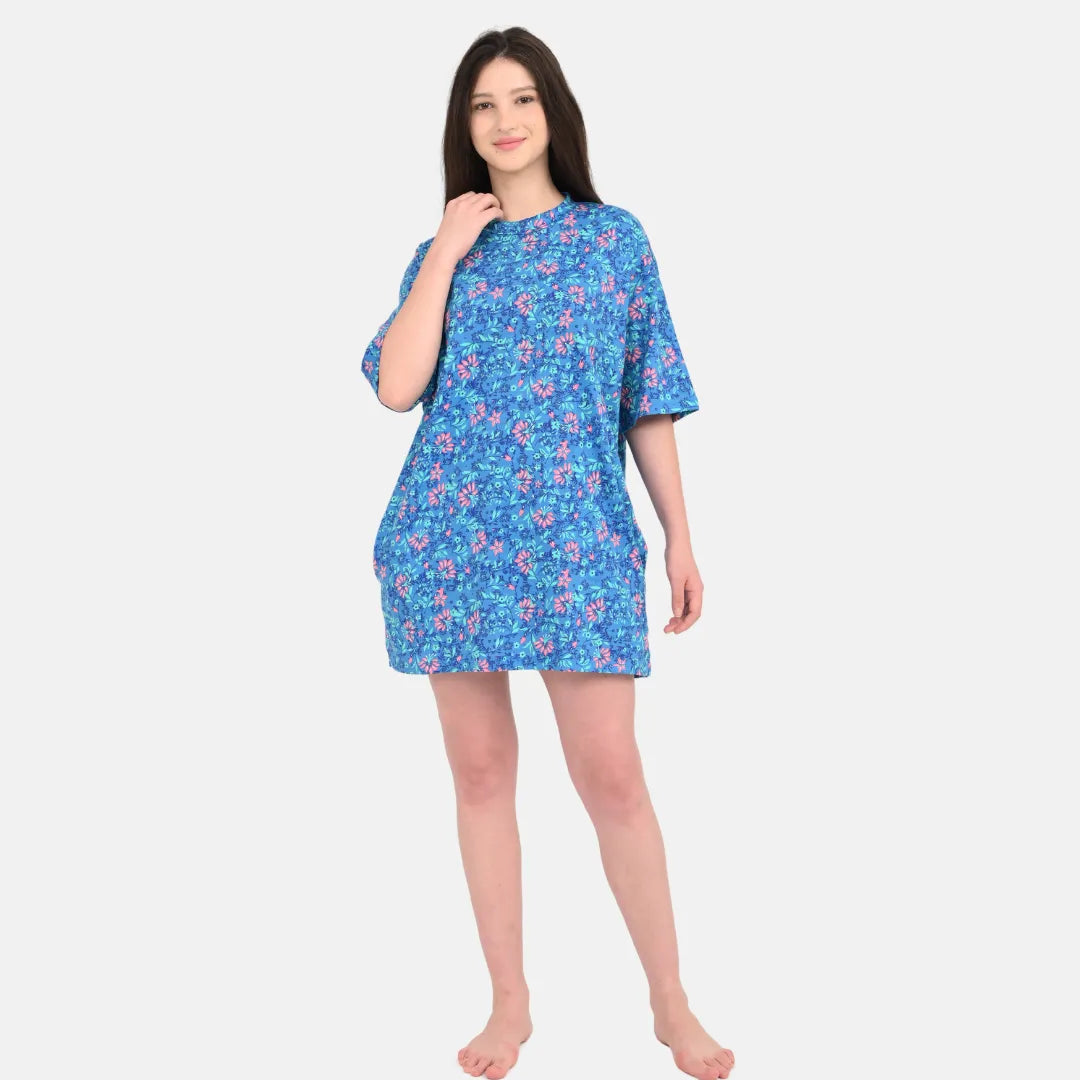 Loose T Shirt Blue Pack Of 1