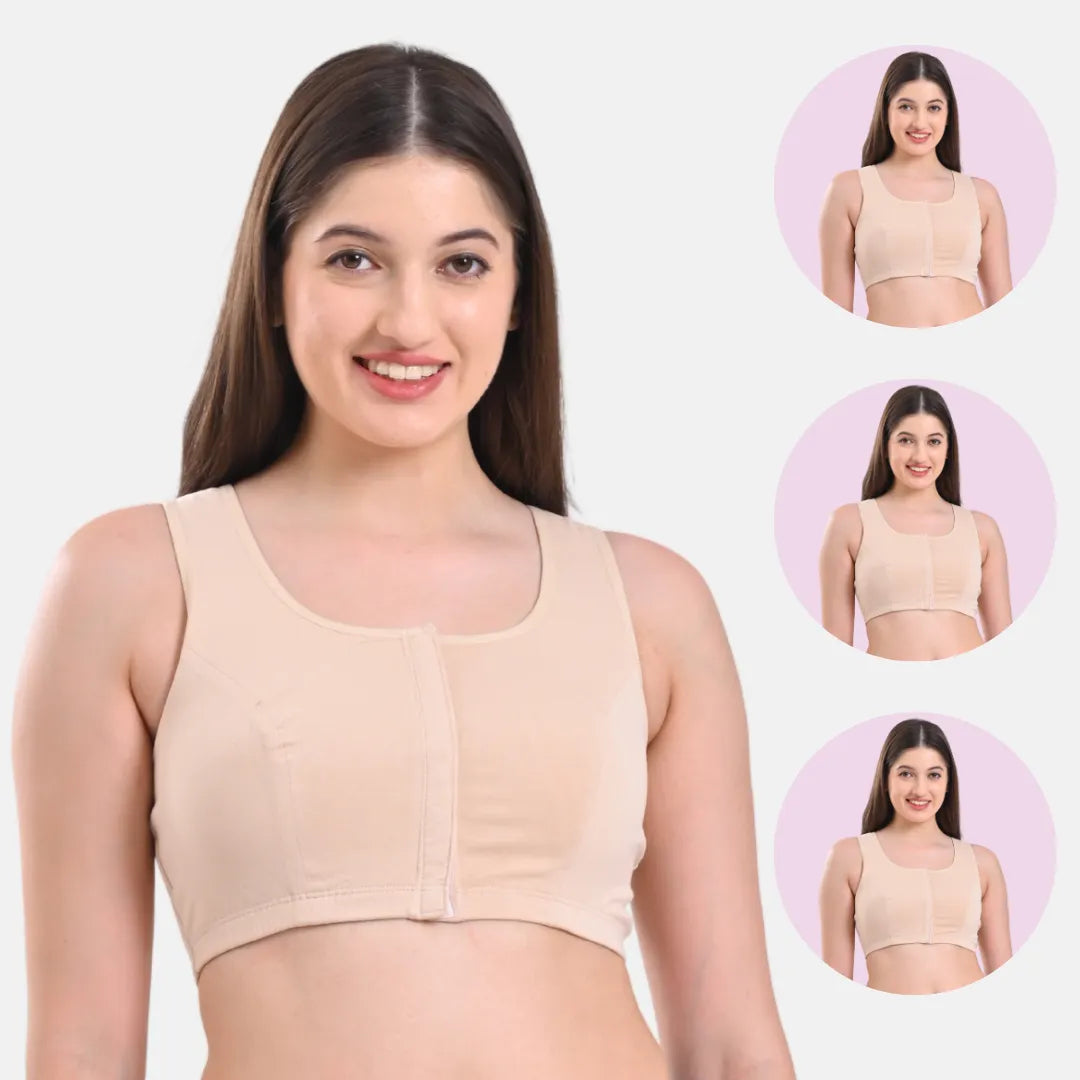 Mastectomy Bra Skin Pack Of 3