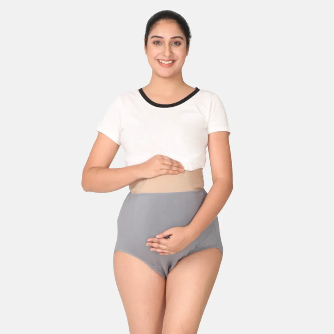 Maternity Panties Steel Grey