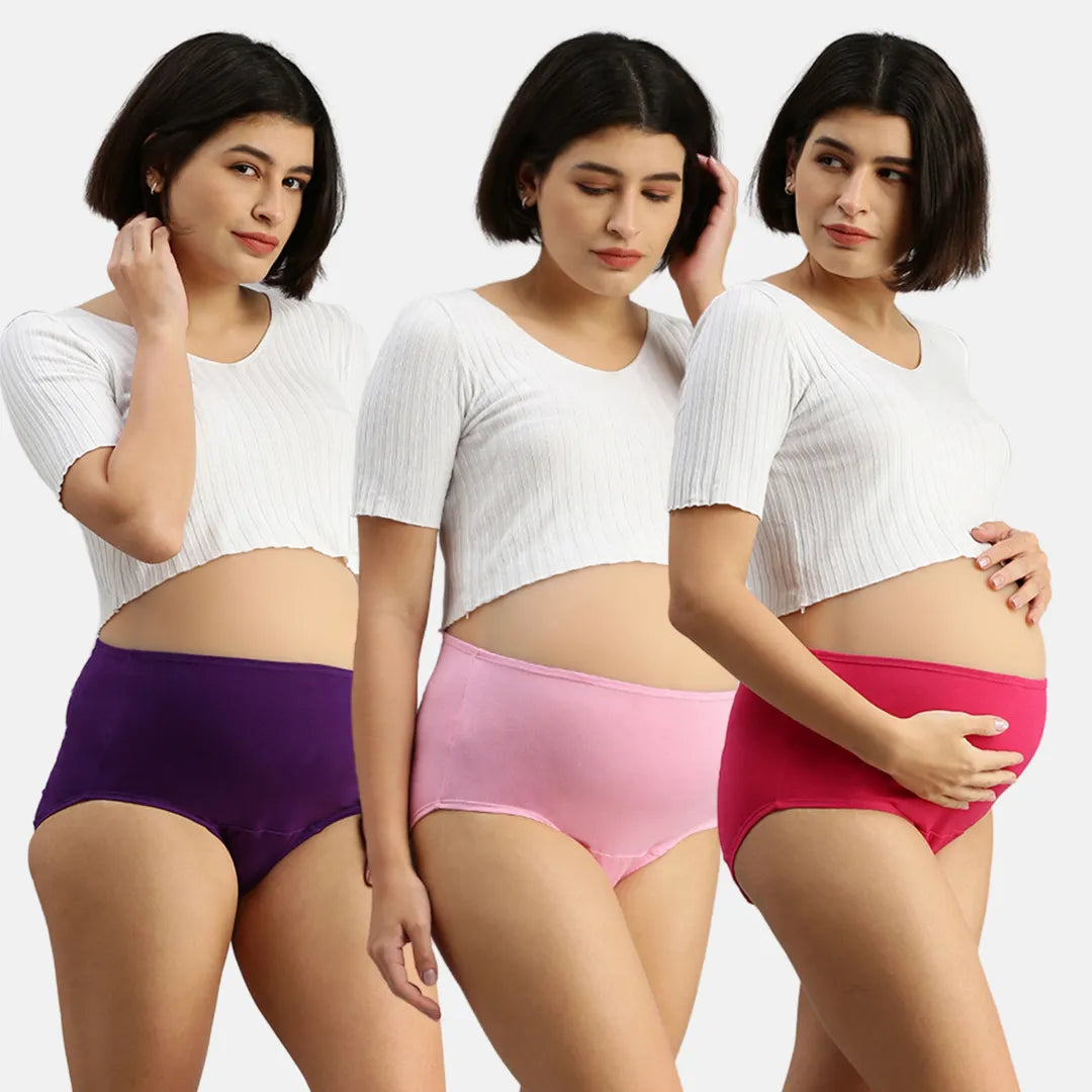 Maternity Panty Magenta, Light Pink & Dark Pink