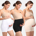 Maternity Shorts White, Black & Skin