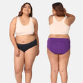 Medium Flow Period Panties Navy Blue & Magenta