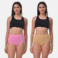 Most Hygienic Underwear For Women High Waist Light Pink & Skin
