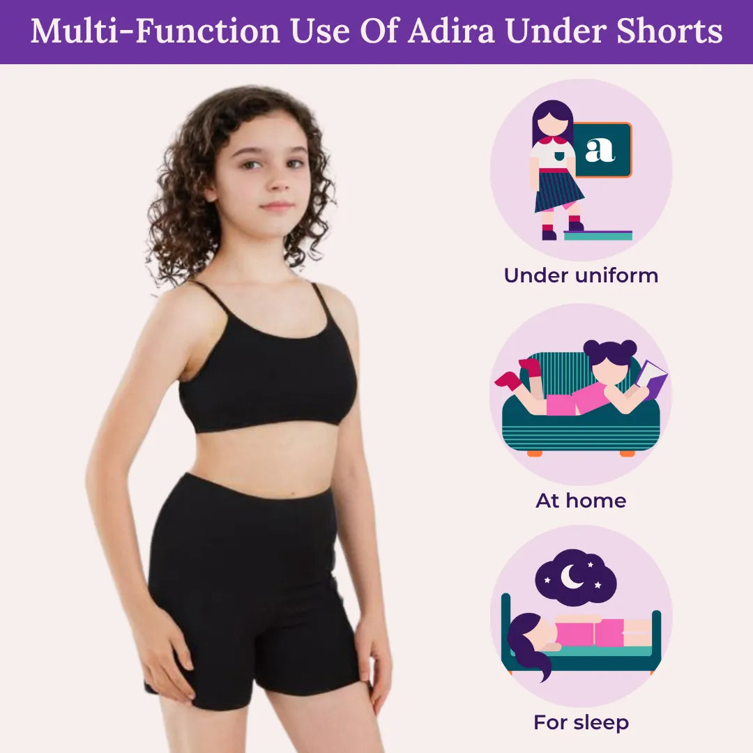 Multi-Function Use Of Teen Adira Under Shorts