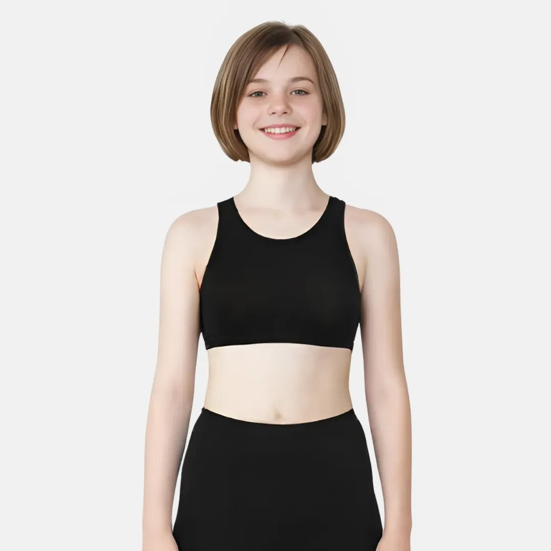Non Padded Girl Bra Black Pack Of 1