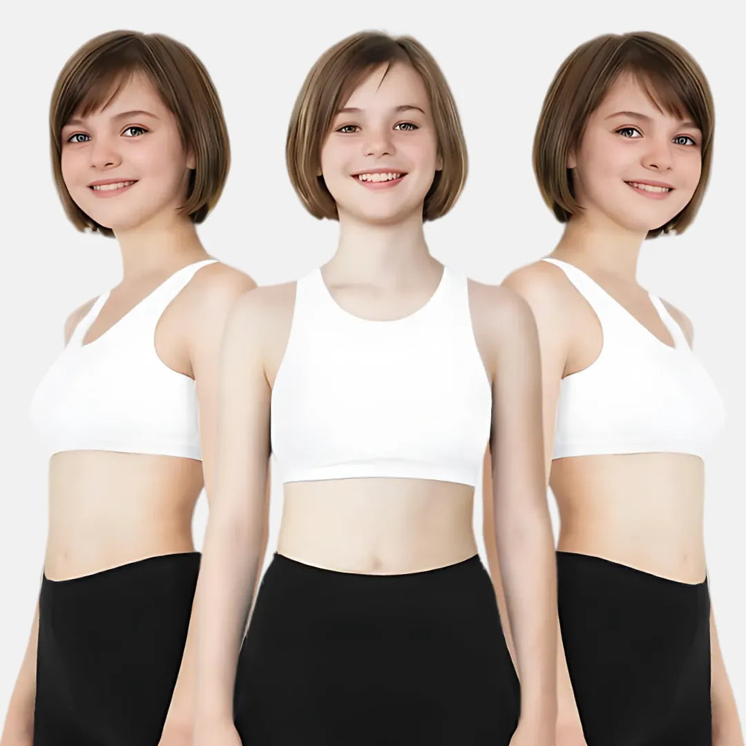 Non Padded Bra For Teen White Pack Of 3