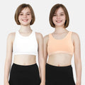 Non Padded Teen Girl Bra White & Skin