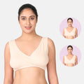 Nursing Sleep Bras Skin Pack Of 2