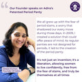 Our Founder speaks on Adira’s  Patented Period Panty