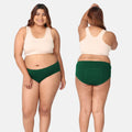 Period Panties For Medium Flow Green Pack Of 2