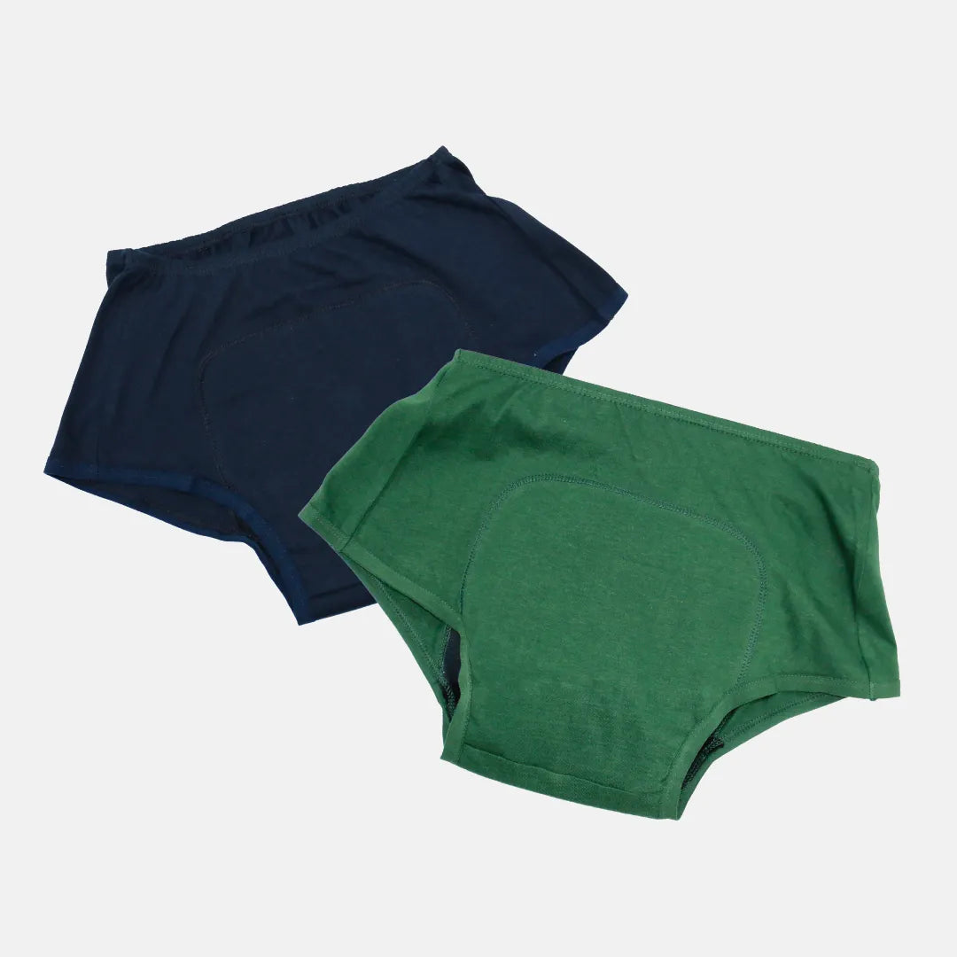 Period Panty Reusable Navy Blue & Green