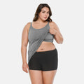 Plus Size Built In Bra Camisole Steel Grey Pack Of 1