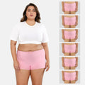 Plus Size Boyshorts Cotton - Light Pink