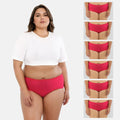 Plus Size Hipster Panties - Dark Pink