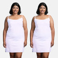 Plus Size Inner Slip For Kurtis White Pack Of 2