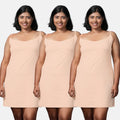 Plus Size Kurta Inner Slip Skin Pack Of 3