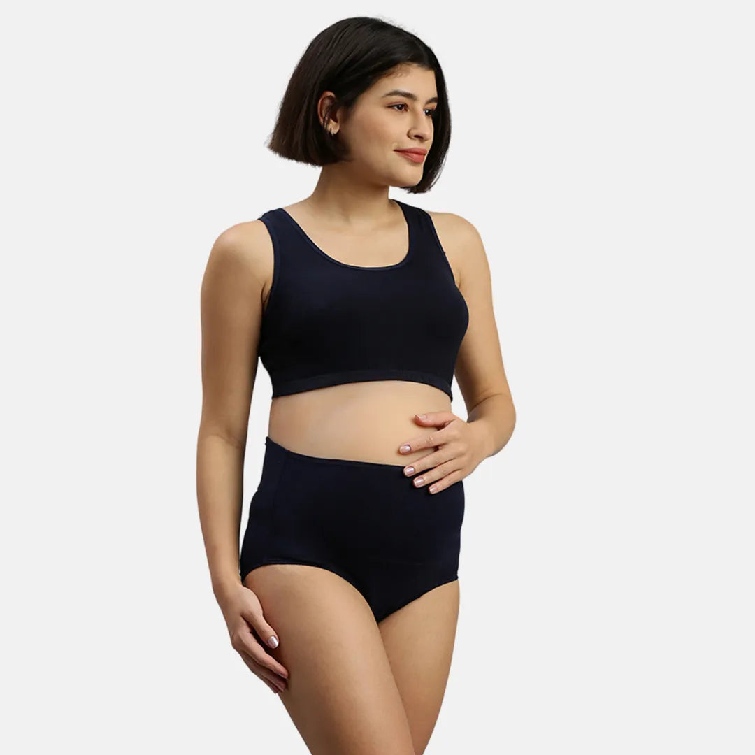 Postpartum Panties Navy Blue