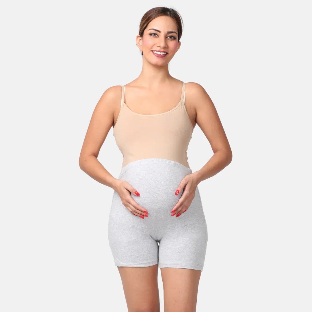 Pregnancy Shorts For Women Grey