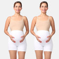 Pregnancy Shorts White Pack Of 2