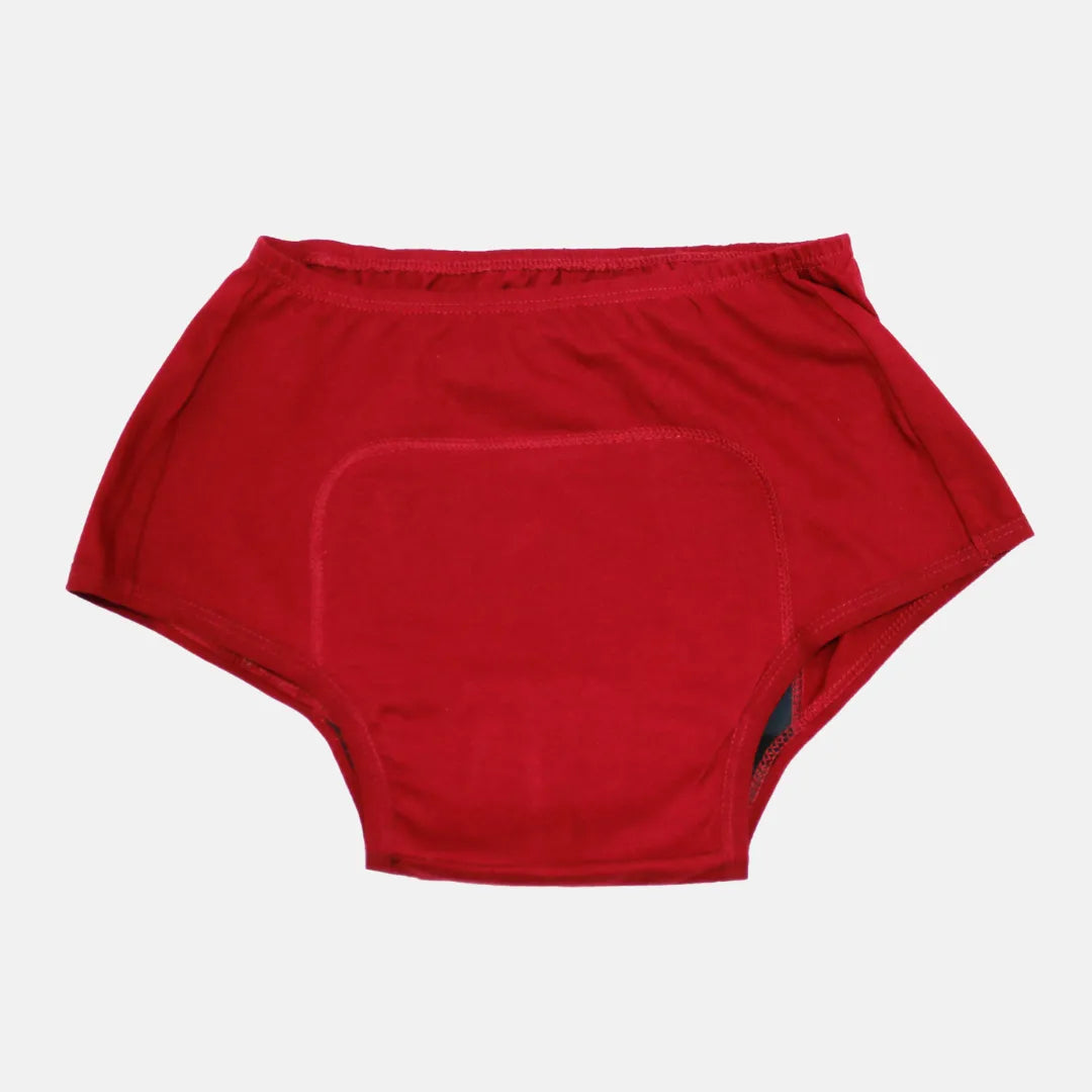 Reusable Teen Boxer Period Panties Maroon Pack Of 1