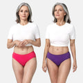 Reusable Incontinence Panties Dark Pink & Magenta