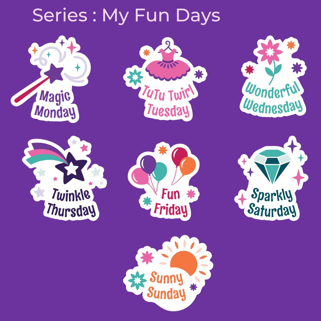 My Fun Days Theme Stickers