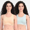 Seamless Sports Bra Maple Sugar & Angle Fall