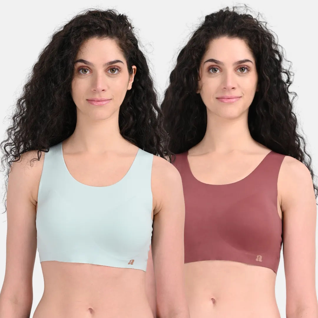 Seamless T Shirt Bra Angle Fall & Mesa Rose