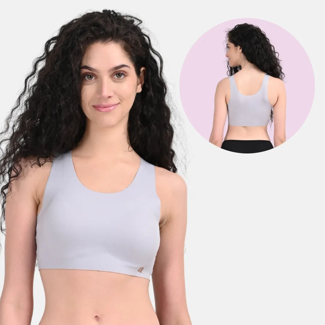 Seamless T Shirt Bra Cool Grey Pack Of 1