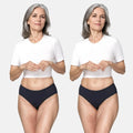 Senior Incontinence Panties For Women Navy Blue Pack Of 2